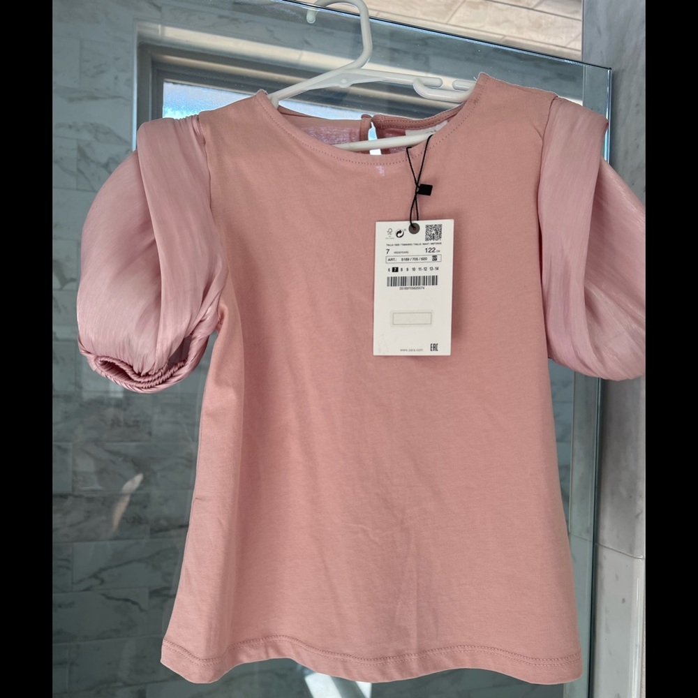 Ballon sleeves Zara Girl shirt